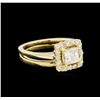 Image 1 : 14KT Yellow Gold 0.91ct Diamond Wedding Set