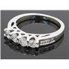 Image 9 : 0.68ctw Diamond Ring - 14KT White Gold