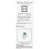 Image 3 : 3.16ct Emerald and Diamond Ring - 14KT White Gold