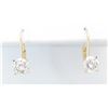 Image 4 : 1.00ctw Diamond Earrings - 14KT Yellow Gold