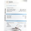 Image 5 : GIA Certified 0.86ctw Diamond and Sapphire Ring - 14K White Gold