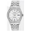 Image 1 : Rolex Stainless Steel 1.00ctw Diamond DateJust Men's Watch