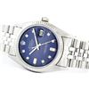 Image 1 : Rolex Stainless Steel Diamond DateJust Men's Watch