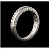 Image 1 : Platinum 0.75ctw Diamond Ring
