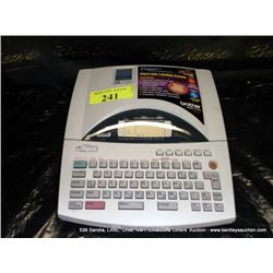 BROTHER PT-550 ELECTRONIC LABELING SYSTEM (PS) C-241