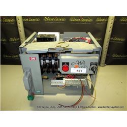 SQUARE D N-357, 235 MOTOR CONTROL CENTER UNIT