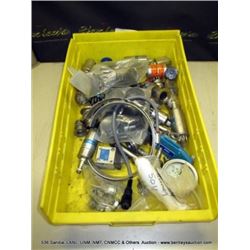 BIN: ASSORTED VALVE, PUMP ACCESSORIES