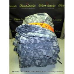 CAMO PANTS, SIZE MEDIUM (5X THE MONEY)