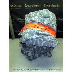 CAMO PANTS, SIZE SMALL (5X THE MONEY)