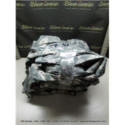 CAMO PANTS, SIZE LARGE (5X THE MONEY)
