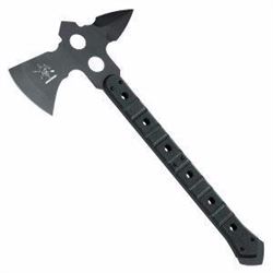 *NEW* FOX KNIVES, Fighting Tomahawk, Large, Black/OD Green G10 Handle w/Sheath 8053675018322