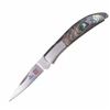 Image 1 : *NEW* AL MAR, Osprey, Abalone Scale Handle, 1.65 in. Blade, Plain UPC Code: MNA-AL1001AB
