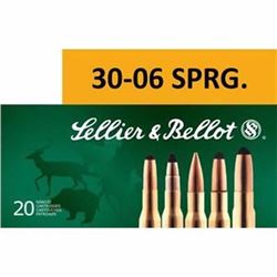 *AMMO Sellier and Bellot 30-06 Springfield SPCE 150 GR (200 ROUNDS) 754908512232