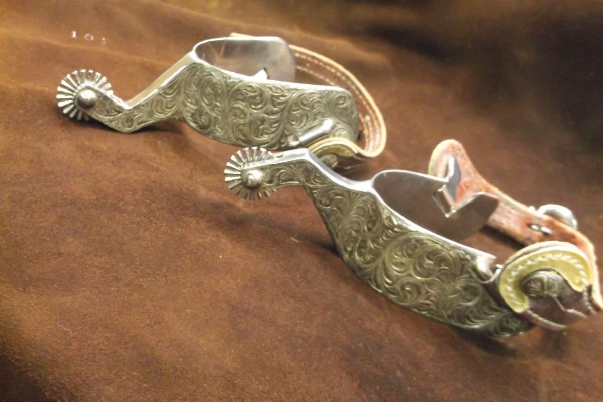Fleming Silver over Stainless Cutter Spurs