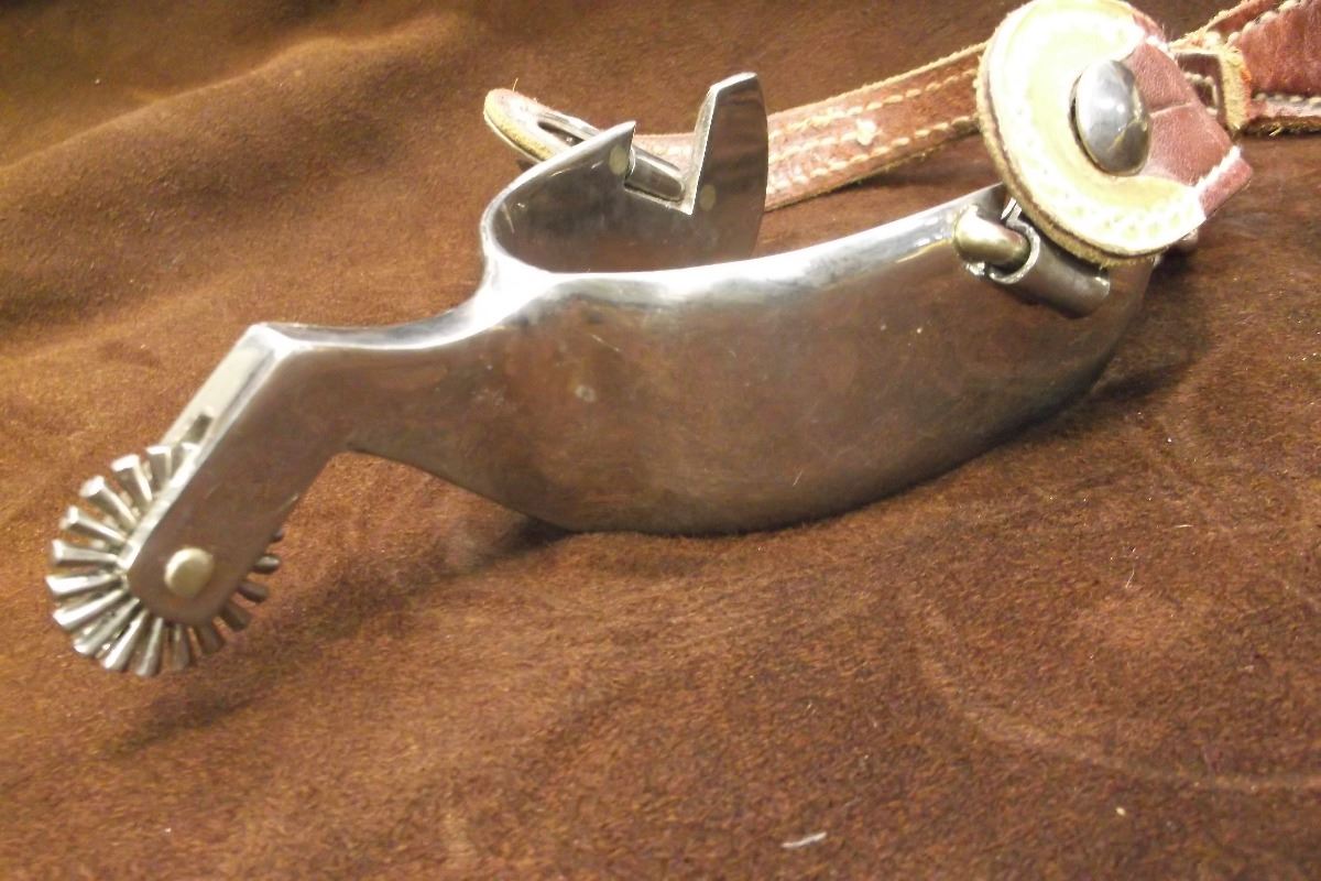 Fleming Silver over Stainless Cutter Spurs