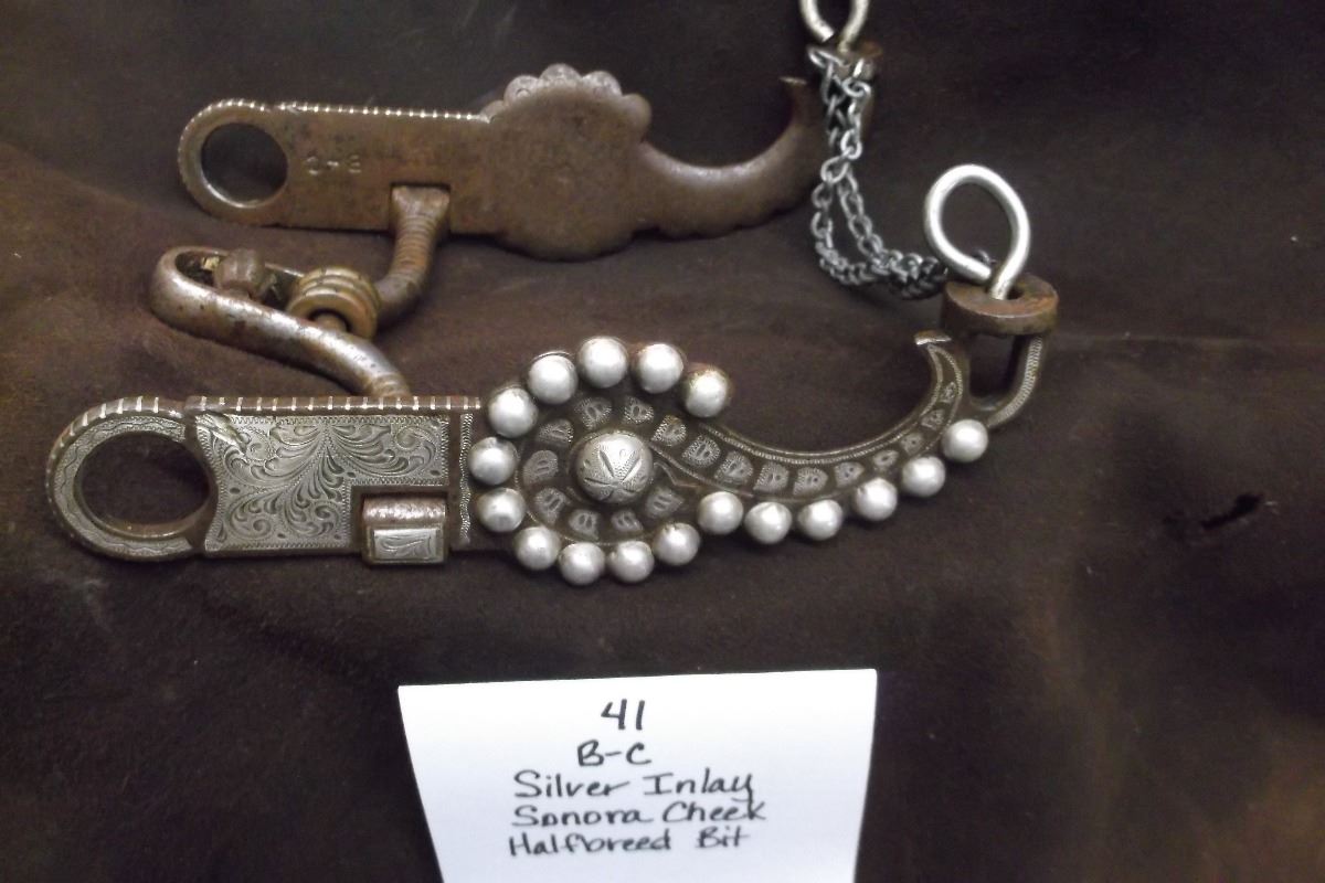 B-C Silver Inlay Sonora Cheek Halfbreed Bit