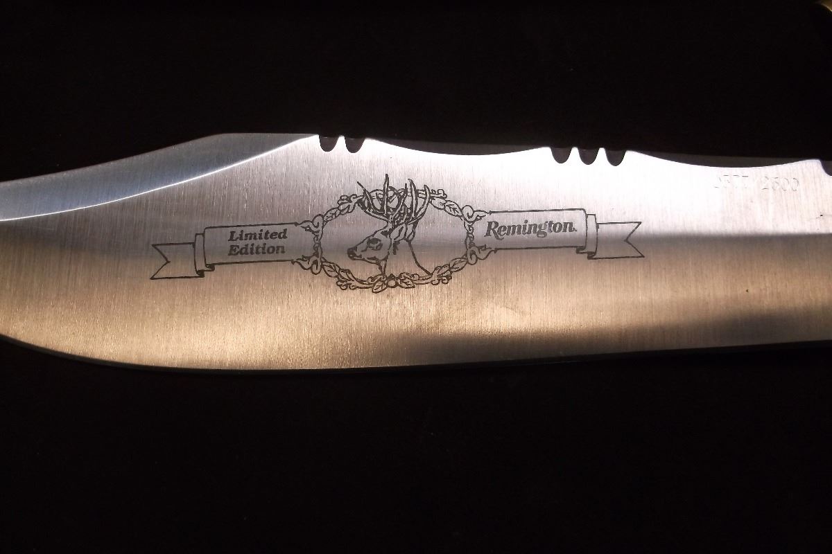 Limited Edition Remington Knife w/Antler Handle and Original Sheath