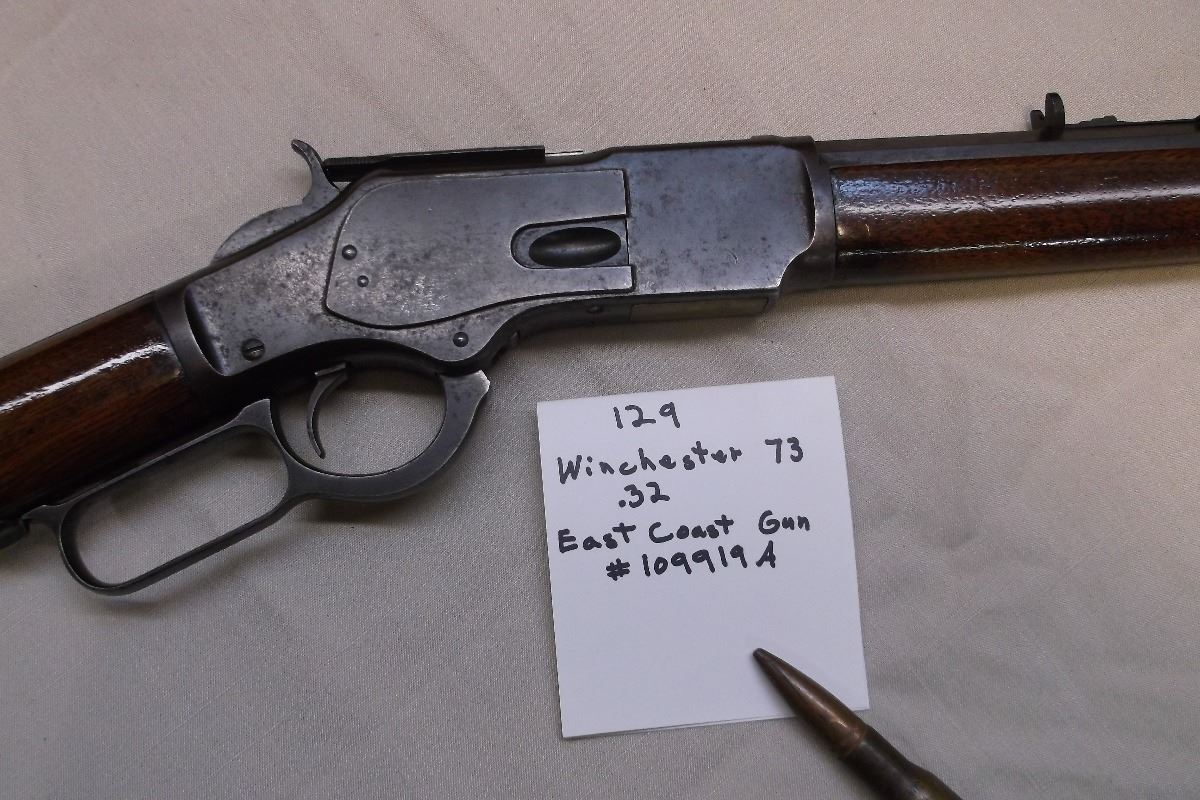 Winchester 73 Rifle .32 East Coast Gun Octagon Barrel. 109919A