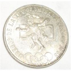 1968 MEXICO OLYMPICS 25 PESOS *.720 SILVER* COIN!! COIN CAME OUT OF SAFE!!