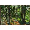 Image 1 : Hildegard Rath (1909- ) , American, FOREST, Oil on canvas; signed lower left, 24" x 36" - 61...