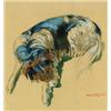 Image 1 : William (Dennis W.) Dring (1904-1990 (73?), British, STUDY OF A DOG SLEEPING, Watercolour; sign...