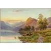 Image 1 : Harold Lawes (fl. 1890's) , British, STRATFORD ON AVON; ULLSWATER, CUMBERLAND, Pair of watercol...