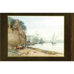 John Varley Jr. (fl.1870-1895, d.1899), British, VIEW TAKEN FROM BELOW THE WALLS OF THE ENGLISH...