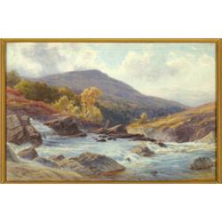 S** G** Williams Roscoe (1852-1922), British, ON THE RIVER SPEAN, TULLOCH, SCOTLAND, Watercolou...