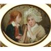 Image 1 : 18th Century British School, PORTRAIT OF A WOMAN AND A YOUNG MAN, Oil on copper, sculpted in th...