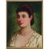 Image 1 : Miss A**A** Graham Montgomery (fl. 1880-1884), British, PORTRAIT OF LADY VENTRY, Oil on canvas;...