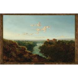 Edward H. Niemann (fl. 1863-1887), British, ON THE RIVER SEVERN, Oil on canvas; signed lower le...