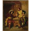 Image 1 : Ernest Crofts (1847-1911), British, THE GAMBLERS, Oil on canvas; signed lower right, 21.5" x...