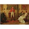 Image 1 : George Goodwin Kilburne (1839-1924), British, THE SQUIRE'S STORY, Oil on canvas; signed lower r...