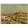 Image 1 : Edward Seago (1910-1974), British, OTALAYA, PORTUGAL, Oil on canvas; signed lower left, titled...