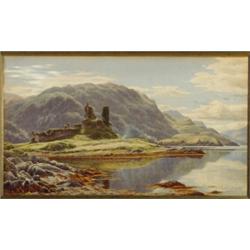 John James Bannatyne (1836-1911), Scottish, EILEAN DONAN, LOCH DUICH, Watercolour; signed lower...