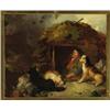 Image 1 : T** W** (fl.1884), Scottish, SCOTTISH HUNTER AND HIS DOGS RESTING IN A HIGHLAND LANDSCAPE, Oil...