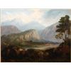 Image 1 : Robert Gibb (1801-1837), Scottish, MORNING IN THE HIGHLANDS, Oil on canvas; inscribed: Robert G...