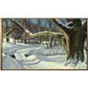 Image 1 : Hans Agersnap (1859-1925), Danish, WINTER WOODLAND SCENE WITH CHILDREN, Oil on canvas; signed a...