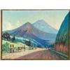 Image 1 : Leonardus Joseph Eland (1884-1954), Dutch, INDONESIAN VILLAGERS ON ROUTE TO MARKET, Oil on canv...