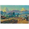 Image 1 : Leonardus Joseph Eland (1884-1954), Dutch, INDONESIAN RICE HARVESTORS, OIl on canvas; signed lo...