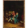 Image 1 : **Van Wyk (19th/20th Century), Dutch, THE CONNOISSEUR, Oil on canvas; signed and dated 93 lower...