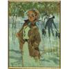 Image 1 : Pierre Grisot (1911-1995), French, PARISIENNE , Oil on masonite; signed lower left, titled to g...