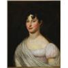 Image 1 : 18th/19th Century French School, PORTRAIT OF A LADY IN EMPIRE PERIOD DRESS, Oil on canvas, 24...