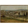 Image 1 : Manner of Stanislas (Victor Edward) LTpine (1835-1892), French, VIEW OF A TOWN, Oil on canvas l...