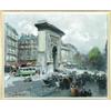 Image 1 : Jules RenT HervT (1887-1981), French, PORTE ST. DENIS, PARIS, Oil on canvas; signed lower left...