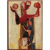Image 1 : Leopoldo Richter (1896- ), German, TROPICAL FRUITS, Oil on paper on board; signed with initials...