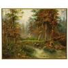 Image 1 : Attributed to (Gottlieb Daniel) Paul Weber (1823-1916), German/American, EARLY FALL; DUCK POND,...