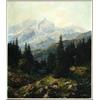 Image 1 : Otto Pippel (1878-1960), German, BLICK VON ECKBAUER AUF DIE ALPSPITZE, Oil on canvas; signed lo...