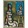 Image 1 : Yaacov Wexler (1912-1995), Israeli, SEATED MODEL, Oil on canvas; signed lower right, signed ver...