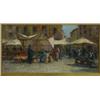 Image 1 : Filippo Anivitti (1876-1955), Italian, THE MARKET OF CAMPO DEI FIORI, ROME, Oil on canvas; sign...